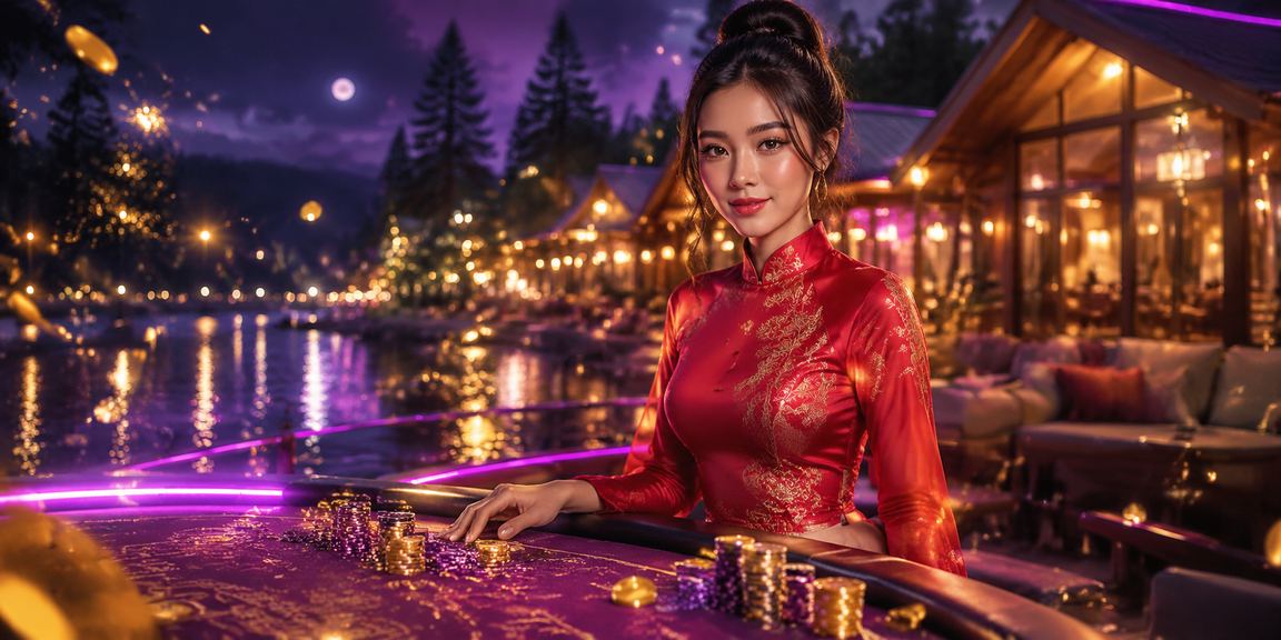 Phụ nữ Đà Lạt mặc áo dài xem tỷ lệ kèo thể thao trên máy tính bảng trong không gian hiện đại